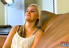 wanna see blonde bailey and olyssia suck pussies then ride cock hard?