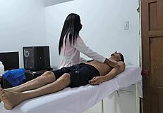 hey check this 20yo mulata's perfect ass seducing in massage room
