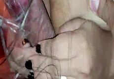 curvy latina girlfriend titfucks jerks and swallows all my hot cum