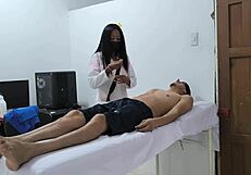 hey check this 20yo mulata's perfect ass seducing in massage room