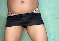 victorias secret satin panties tease as she dances and strips slow