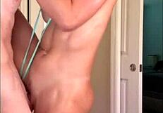 what if your muscular wife punishes hubby with rough free use slaps on that big ass?