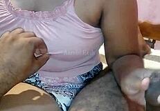 indian milf stepmom jerks son off until huge cum explosion best handjob ever