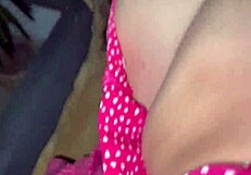 Teen sneaks lover home fucks doggystyle while husband sleeps nearby