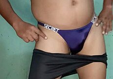 victorias secret satin panties tease as she dances and strips slow