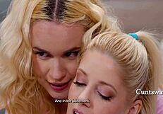 Almost caught tongue fucking stepmom under table she squirts on my face!