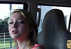 blonde teen dakota skye rides cock hard for that free ride
