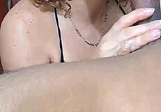 colombian milf deepthroat interracial anal creampie with hardcore spanking