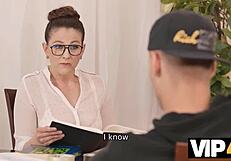 i feel insane sexual chemistry with hairy mature czech teacher mom in pantyhose and glasses