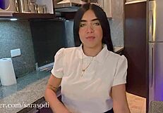 😏 stepdaughter late from classmates? time to punish that pussy with creampie ride! 🔥