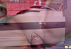 bareback fucking blonde latina cowgirl on yacht with huge cock