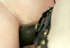 redhead slave bound and bent over takes rough anal from federal agent doggystyle hardcore