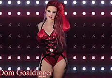 What if dressing as a bimbo slut in fetish costume leads to total surrender?