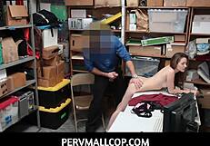 Security officer fucks pregnant shoplifter Kimmy Granger right there?