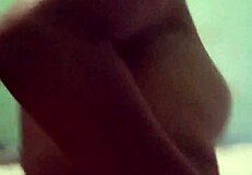 Petite Latina's sexy natural tits and ass tease in solo play