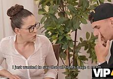 i feel insane sexual chemistry with hairy mature czech teacher mom in pantyhose and glasses