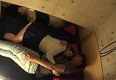 yo this japanese busty schoolgirl gets her huge saggy tits massaged in secret