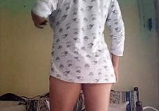 I dared to walk boss's house in skirt no panties underneath