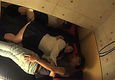 yo this japanese busty schoolgirl gets her huge saggy tits massaged in secret