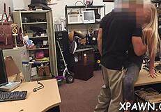 couple dives into hardcore amateur fucking and sucking inside erotic shop