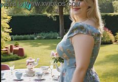 Plump BBW coed with saggy BIG TITS fucks hard at college university dorm party