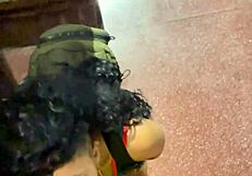 Teen Gulps Cum On Crowded Buenos Aires Streets