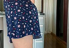Step-mom's see-through dress in the kitchen morning flash drives me wild