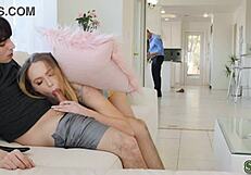 horny nikole nash joins ricky spanish shower cock jerk!!