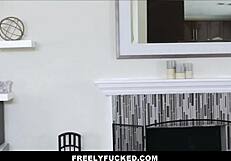 stepsisters nikki sweet and sabrina snow get freeused anytime by boyfriend peter green