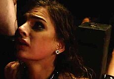 BDSM Teens Bound and Banged Rough in Dorm Deepthroat Facial Horror!