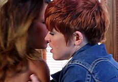 hey brunette, wanna finger and strap-on plow that redhead lesbo on vacation?