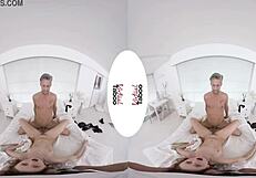 Virtual Taboo Prank: Shaved Pussy Handjob and Blowjob POV