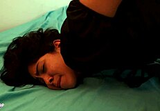 sneaking petite latina guy in to fuck tight pussy!!