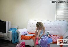 Does horny petite blonde Allie Addison crave Bryan Gozzling's thick cock hookup?