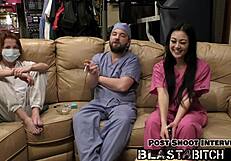 Blaire Celeste Sucks Two Cocks Then Blasted With Cum Pov!