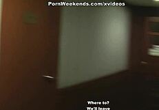 Blonde Babe Gets Fucked Hard in Bedroom During Holiday