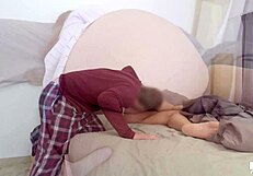 i woke stepmom with pussy licks then face fucked her til cumming deep in her slutty mouth
