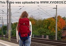 Sweet Innocent Girl Shamefully Stripped and Exposed in Public Outdoors