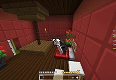 minecraft lesbian sex gets wild with this cute gamer girl!!