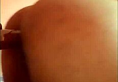 Fucking deep into my tight anal hole with dildo