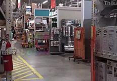 Queen Rogue Fucks Gibby the Clown Bent Over Doggystyle in Home Depot Public Sextape