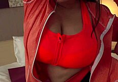 Japanese sports instructor bares huge tits secretly