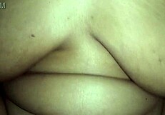 indian aunty squirts in bathroom after vagina masturbation then creampied hard by stepbro