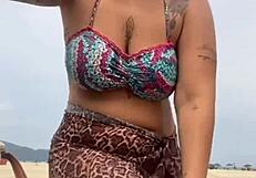 you see me naked on beach your cock hard wanna quick grab? 😏