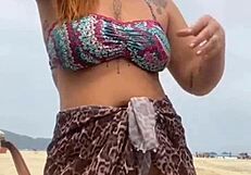 you see me naked on beach your cock hard wanna quick grab? 😏