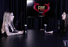 Check out naughty interview with Melina Khalifa full of lingerie teasing on Porn Cast Brazil part 3