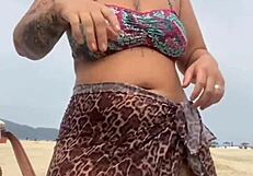 you see me naked on beach your cock hard wanna quick grab? 😏