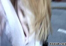 pretty stella cox babe pounded hard outdoors for cash money