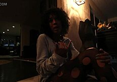 Lezzie babe dives deep into anal toys for wild experienced play
