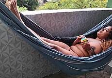 whoa stepmom masturbatin, stepson grabs toy pussy loses v-card!